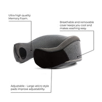 Neck Donut Travel Pillow Graphite Grey