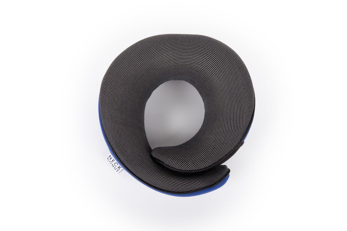 Neck Donut Travel Pillow Navy Blue